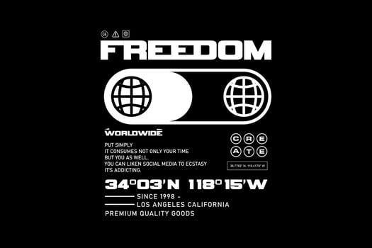 Graphic tee design streetwear style vector design