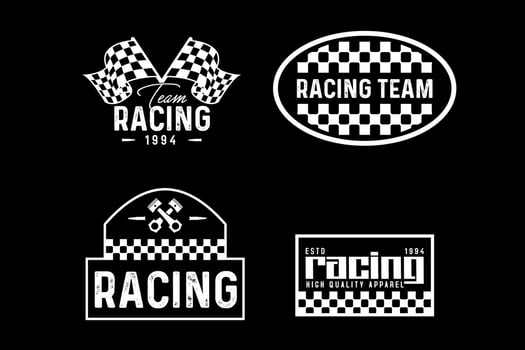 Motorcycle vintage graphic logo vector design