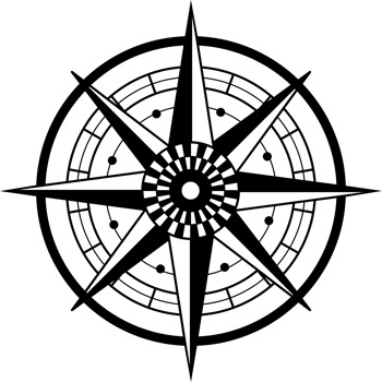 compass icon symbol black png