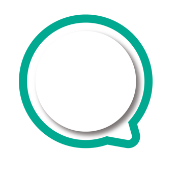 Set of colorful paper speech bubbles icons png