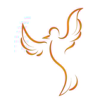 Pentecost poster design for print or use as card, flyer or T shirt vector