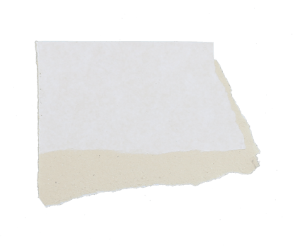 a sheet of paper torn to pieces on transparent background png file