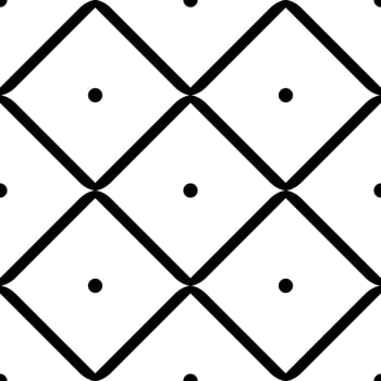 Seamless geometric pattern minimalism modern style black line color and white background. vector