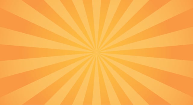 Sunburst light background with sun yellow ray. vector
