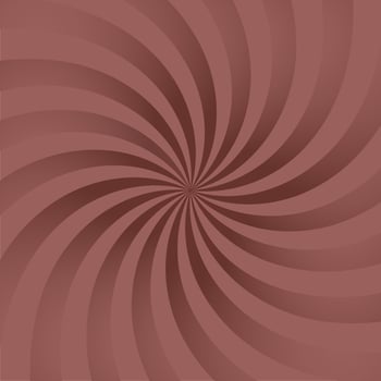 Chocolate or coffee twisted dark spiral background vector
