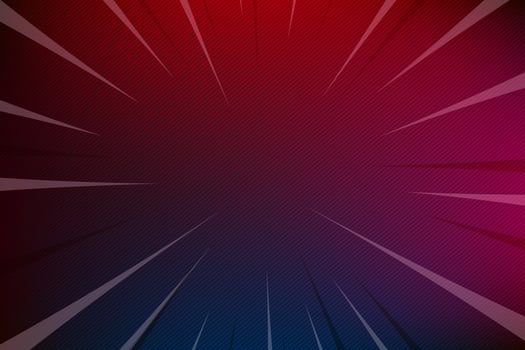 Abstract burn dark background with starburst rays retro comic style superhero text. Abstract colorful illustration in blur style with gradient. Simple vector illustration