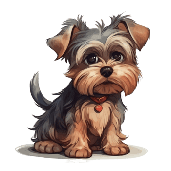 Yorkshire Terrier Cartoons Clipart, png