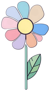 Flower sticker transparent illustration. png