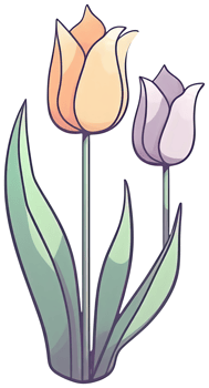 Flower sticker transparent illustration. . png