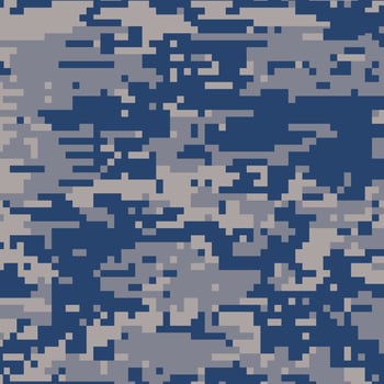 Free vector blue digital camouflage pattern background