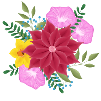 flower bouquet illustration png