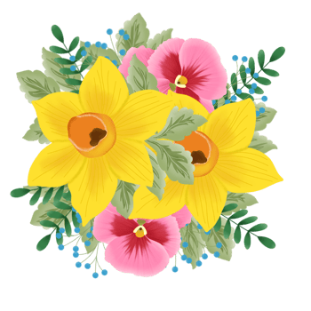 flower bouquet illustration png