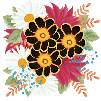 flower bouquet illustration png