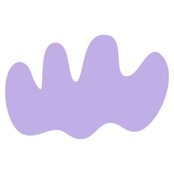 Hand Drawn Organic Shape vector