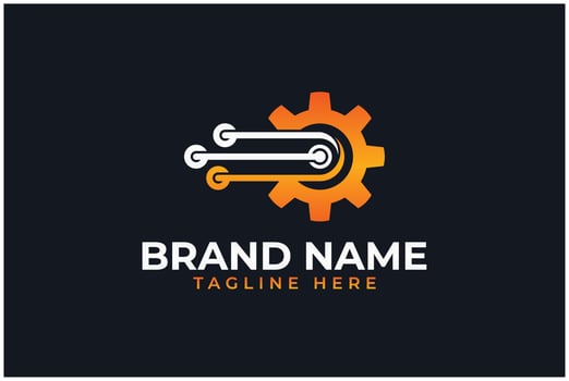 tech service logo vector