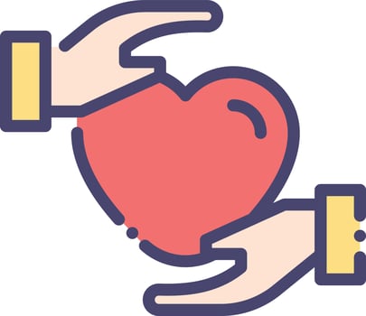 heart love marriage vector
