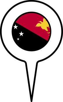 Papua New Guinea flag Map pointer icon. png