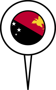 Papua New Guinea flag pin location icon. png