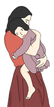 Happy family illustration png
