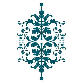 Set of vector floral elements for design