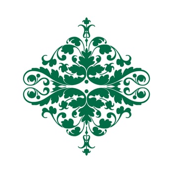 Set of vector floral elements for design