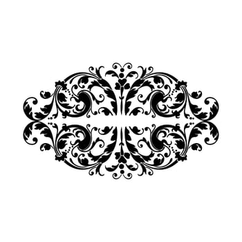 Set of vector floral elements for design