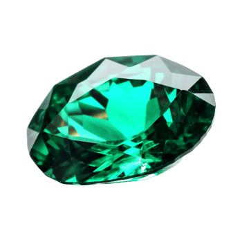 Emerald, white background, transparent background. png
