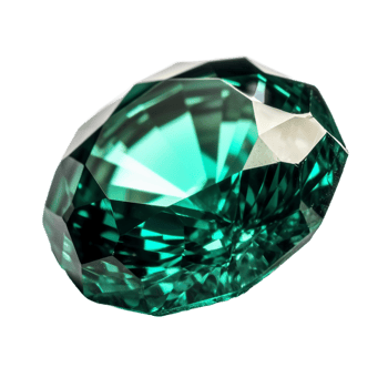 Emerald, white background, transparent background. png