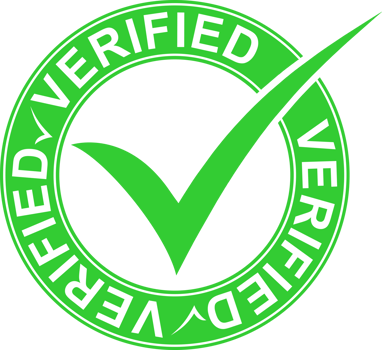 Verified checkmark sign icon symbol logo green design transparent background png