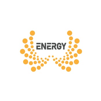 Modern energy logo and business design. solution, positive, modern, energy, icon vector