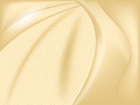 Glossy Abstract Golden Silk Background With Dotted Pattern. vector