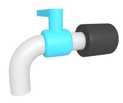3d icon of tap water png