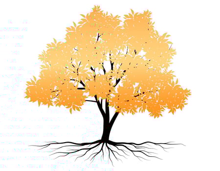 Autumn tree Symbol style.Can be used for your work.Welcome Autumn season concept. vector