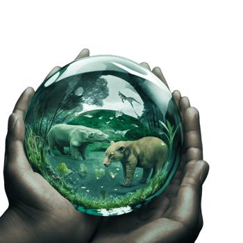 planet earth green clean ecology nature transparent air green trees animals birds. png