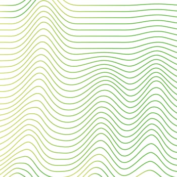 Vector green wavy lines pattern art design