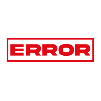 Error Red Stamp on a Transparent Background png