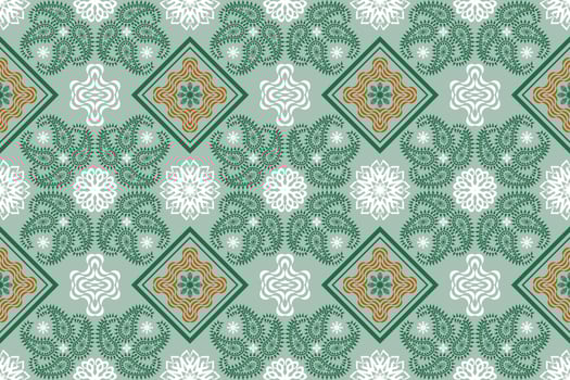 Ethnic Figure aztec embroidery style. Geometric ikat oriental traditional art pattern.Design for ethnic background,wallpaper,fashion,clothing,wrapping,fabric,element,sarong,graphic,vector illustration vector