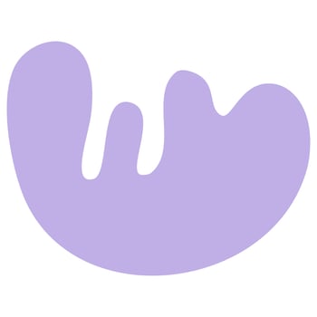 Hand Drawn Organic Shape vector