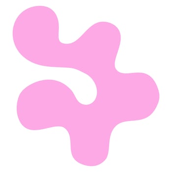 Hand Drawn Organic Shape vector