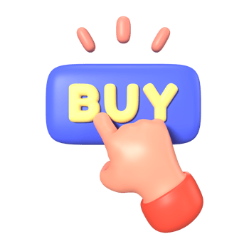 Buy Button 3D Illustration Icon png