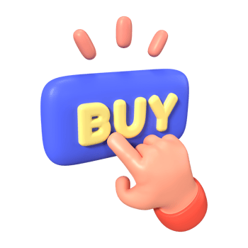Buy Button 3D Illustration Icon png