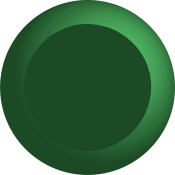 The circle is green. png
