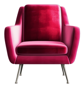 Modern armchair cutout png