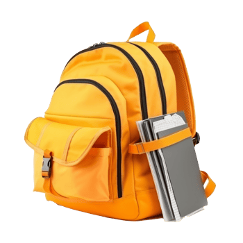 School backpack cutout png