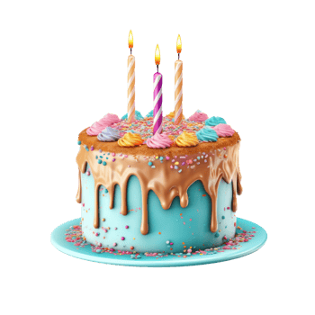 Birthday cake cutout png