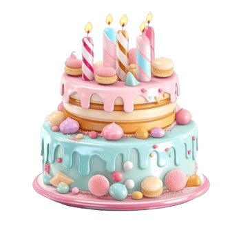 Birthday cake cutout png