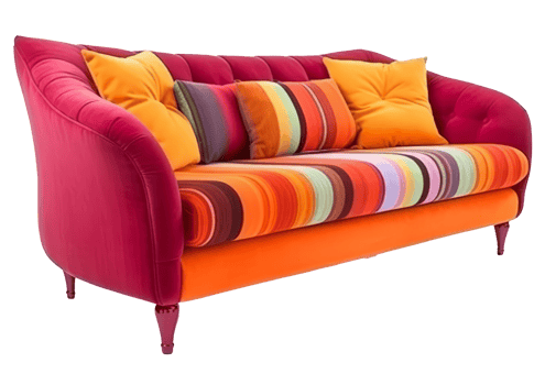 Modern sofa cutout png