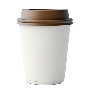 Coffee to go isolated. Illustration png