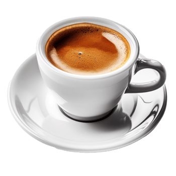 Espresso coffee cutout png
