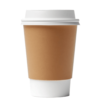 Coffee to go isolated. Illustration png
